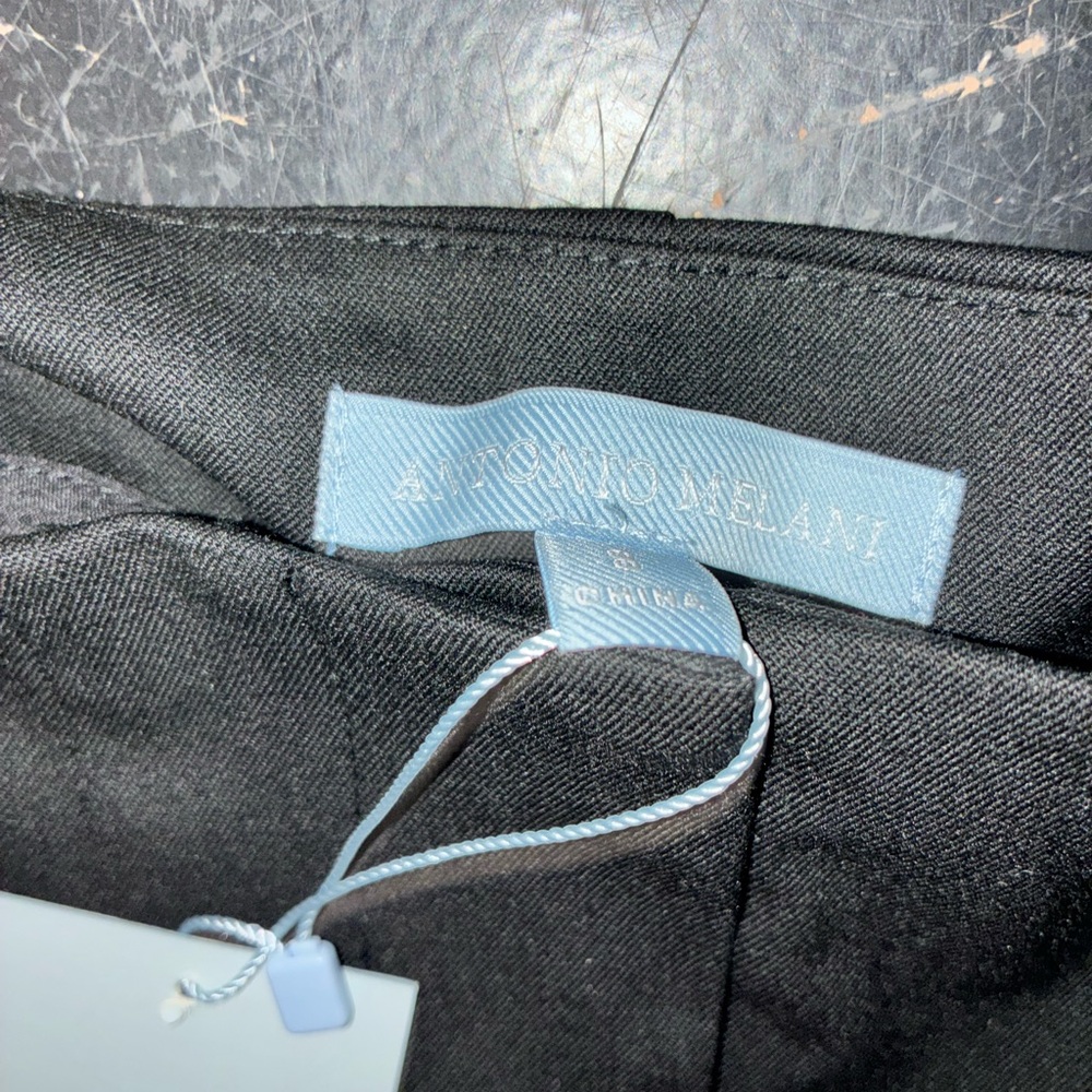 ANTONIO MELANI Black Fabric with Blue Tag
